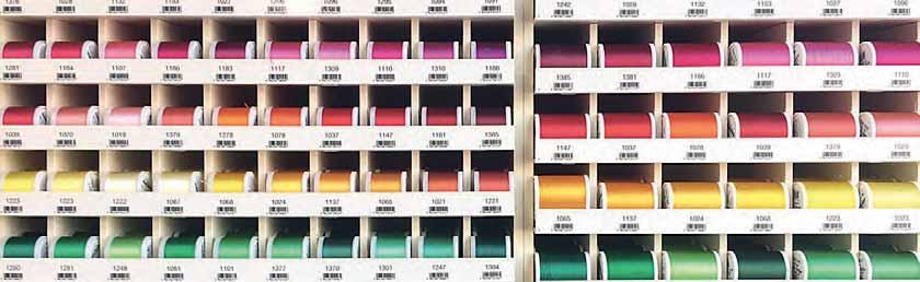 Displays für Stickgarne und Quiltgarne Artikel Artikelbezeichnung Farben Inhalt Maße in mm No.