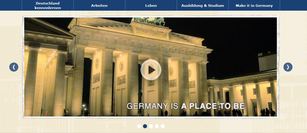 Willkommenskultur im Ausland Make it in Germany