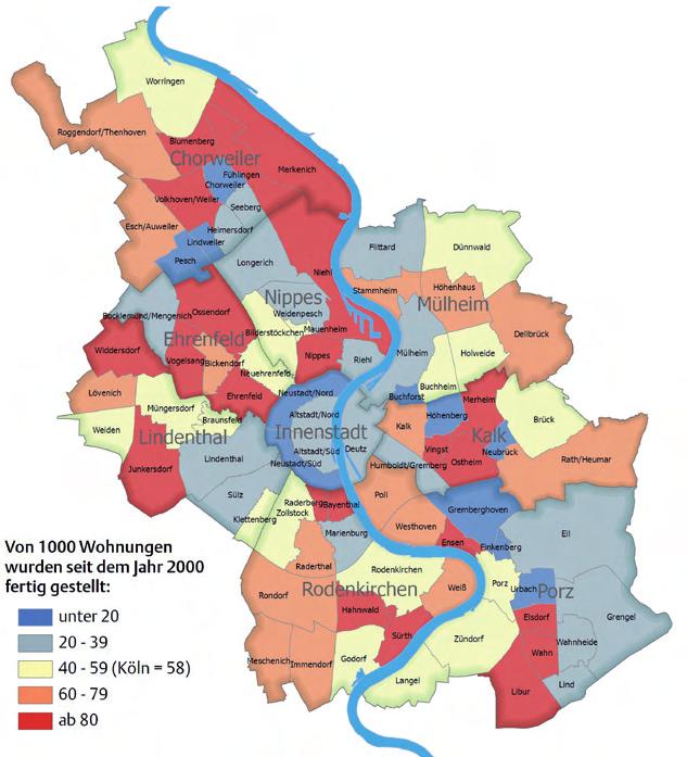 Seite 111 Karte 303 Die Kölner Stadtteile