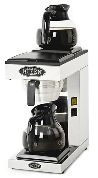 Filterkaffemaschinen Filterkaffeemaschine mit 2 Glaskannen 455,00 Coffee Queen Original : AR20-0001 inkl. 2 x 1,8 Liter - Glaskannen inkl. 1 Satz Kaffeefilter, Dim: 90 mm Dim.