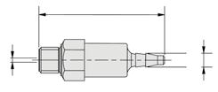 MICRO-DRUCKLUFTFILTER F950 / F960 / F970 Beschreibung Ø-Toleranz Kleinbauende Inline-Filter mit Nippel oder Gewindeanschluss.