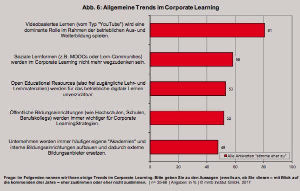 13 Corporate Learning nutzt die digitalen Lernformen.