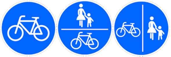 4 Radwegebenutzungspflicht Nur wo sie durch Schilder