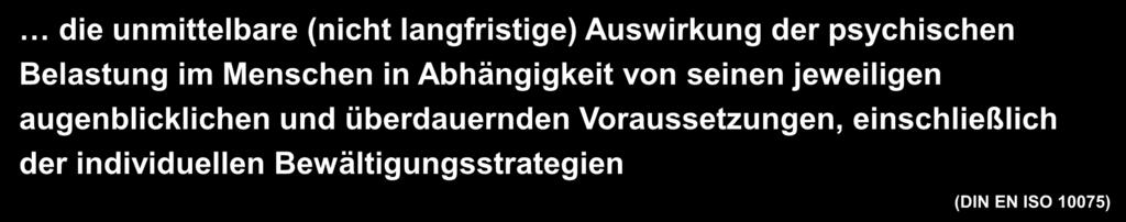 psychischen Belastung im Menschen in