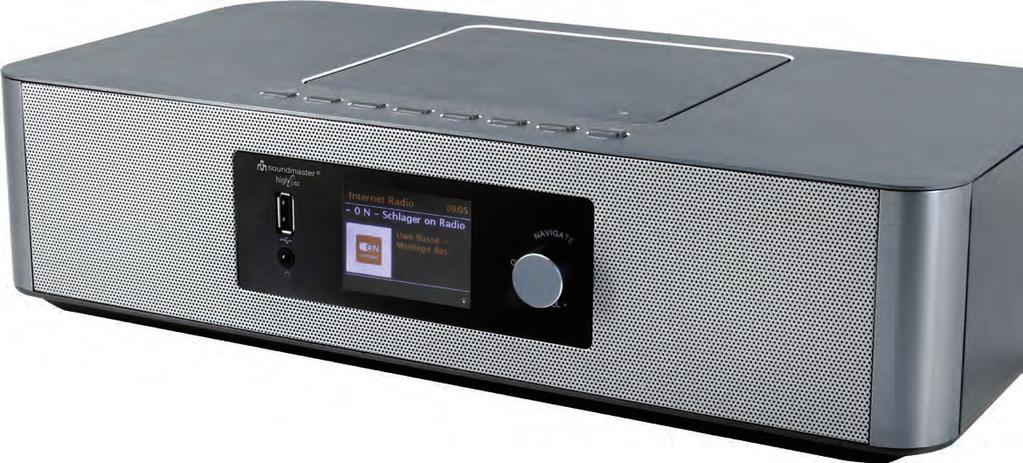 Soundmaster DAB450 DAB+/ UKW Retro Radio in verschiedenen Farben Farbe Blau 
