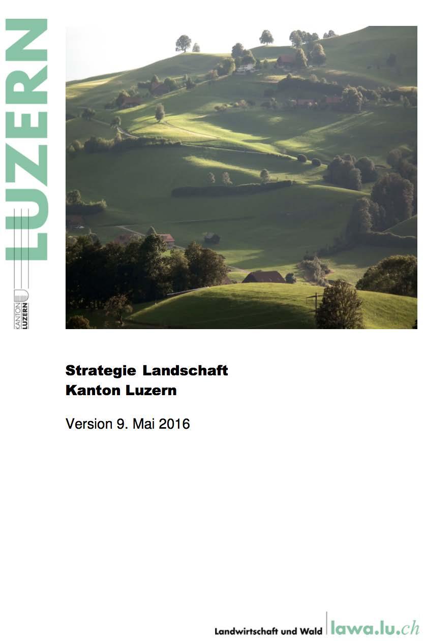 Amt für Raumplanung Seite 12 Untersuchungsgebiet Strategie Landschaft Kanton Luzern