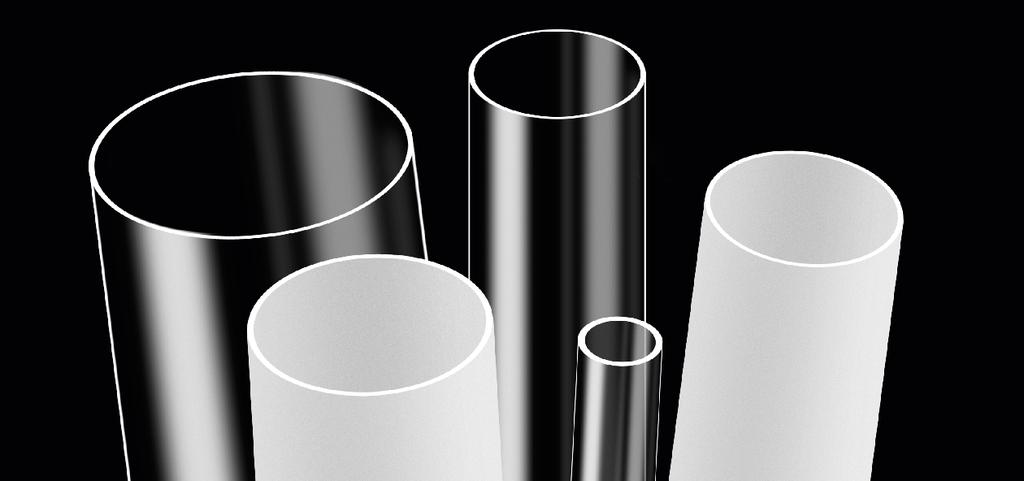 Kunststoffrohre Plastic Tubes BWF Profiles bietet Ihnen eine Vielzahl von Rohrdurchmessern in PMMA, Polycarbonat, Acryl-Satiné und Satiné-Blend direkt ab Lager an.
