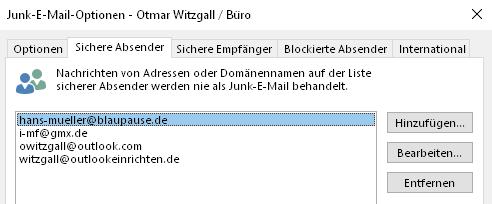 Schritt 5 4 2 Schritt 1 Mrkieren Sie die E Mil, und klicken Sie uf Junk-E-Mil. Wählen Sie im Menü Keine Junk-E Mil.