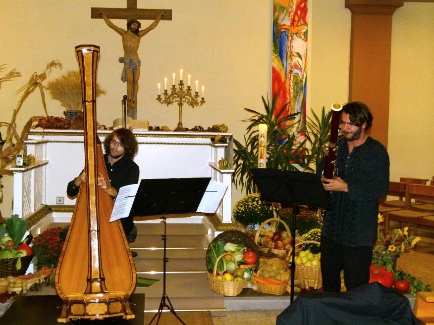 Konzert Musikalisches Kleinod in der Kreuzkirche In der Reihe Orgel plus waren Fagott und Harfe zu Gast Wie hören sich Harfe, Fagott und Orgel im Zusammenspiel an?