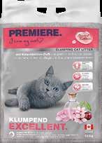 PREMIERE EXCELLENT Katzenstreu 12 Liter, Limited Edition Kirsche 1 l = 1.00 Limited Edition - 20% 11. 99 statt 14.