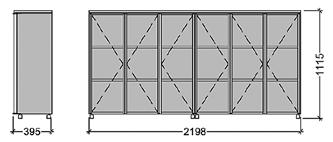 803,00 1 QH104R 2 Holztüren; Rahmenseite rechts 1.803,00 1.803,00 Summe 12.404,00 Beispiel 6 1 QH104/3L 3 Holztüren; Glatte Seite links 2.