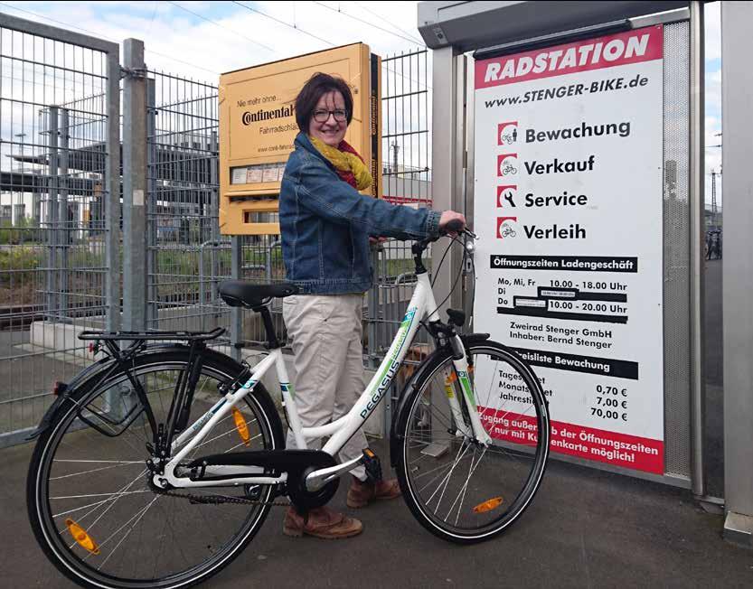 Die aktuellen Aktivitäten umfassen: Fahrrad statt Auto Sichere Fahrradstellplätze am Hauptbahnhof Aschaffenburg für Pendler Fahrradkarte und Fahrradflickset im Willkommenspaket für neue Mitarbeiter