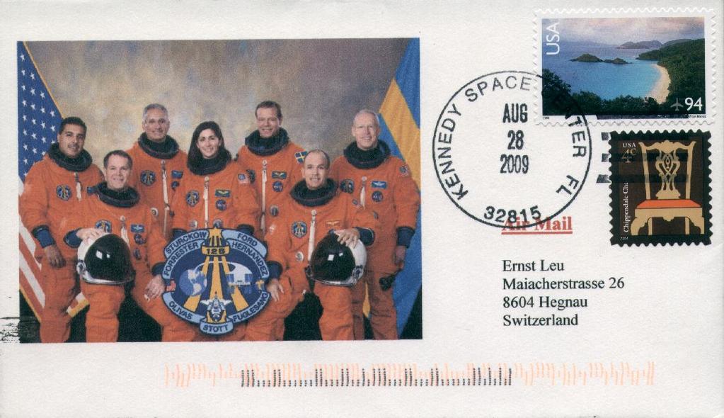 Und zuletzt Startbeleg von STS-128 Nur noch SECHS Shuttle Missionen Belege können noch immer bei Ernst bestellt