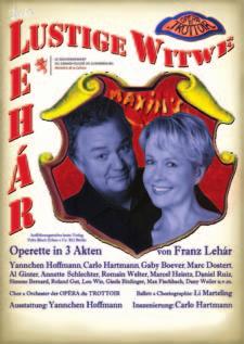 Die Lustige Witwe Eine Produktion der Opera du Trottoir im hauptstädtischen Konservatorium Sonntag, den 19. Oktober 2014 um 15.