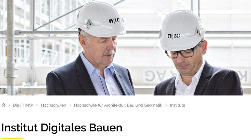 Institut Digitales Bauen FHNW Hochschule für