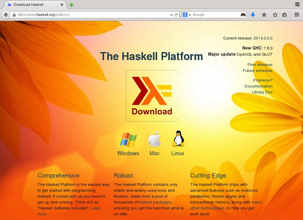 Vorkurs Informatik > Programmieren, Haskell > GHCi GHC und GHCi Wir verwenden den Glasgow Haskell Compiler, bzw.