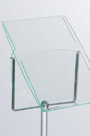stopquick glassgreen acrylic poster holder, thickness 3mm, for one single sheet in DIN A4 format, vertical, front and rear view, magnetic lock. stophold excl.