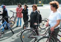 Fahrräder aus Bevölkerung gespendet Ergebnis: Bewegung im öffentlichen Stadtraum,