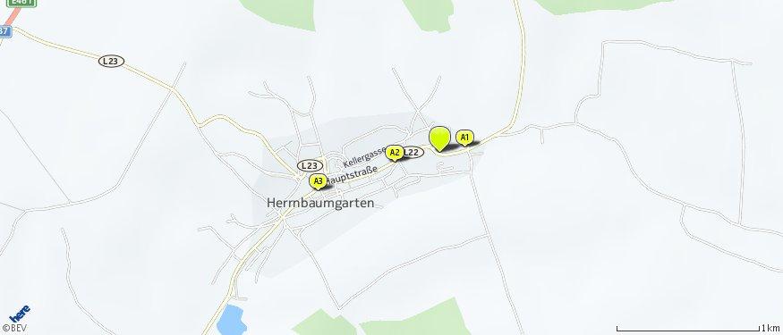 Öffentlicher Nahverkehr Der hellgrüne Punkt markiert den Immobilienstandort, die Verkehrsmittel im Umkreis werden mit farblichen Pins angezeigt.