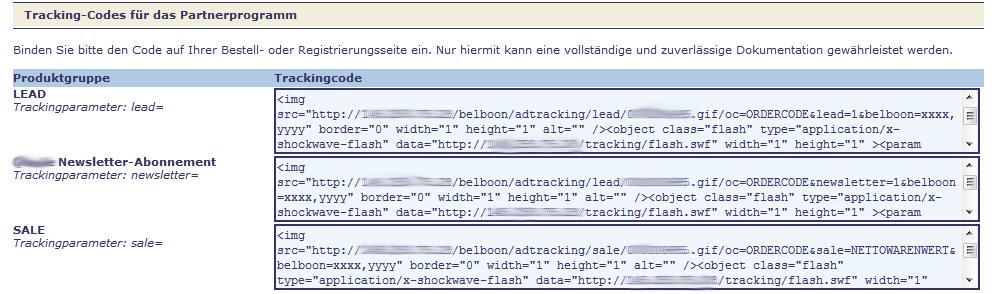 belboon.de/tracking/flash.swf" /> </object> <img src="http://www1.belboon.de/adtracking/sale/0000004711.