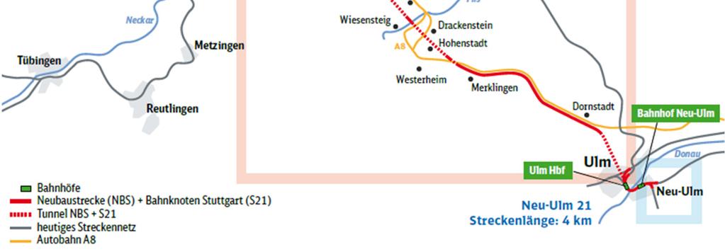 Bahnprojekt Stuttgart Ulm besteht aus