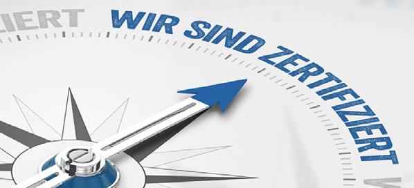 QUALITÄT MADE IN GERMANY Zertifikate, Zulassungen, werksinterne Prüfverfahren und unser Qualitätsmanagement belegen, dass
