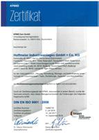 Hersteller von Druckgeräten und Rohrleitungen nach AD 2000-Merkblatt HP0 Zertifikat DIN EN ISO 3834-2 (Druckgeräte und