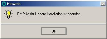 3.3. Update Installation am Client Die Installation des DMP-Assist