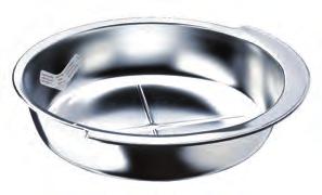Wasserbad, Edelstahl, Zu RONDO Chafing Dishes Water pan, stainless steel For RONDO chafing