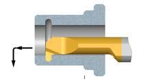 Tiny - Tools MKR Einsätze Voll Radius Einstechen Min. Bohrungsdurchmesser D Bestellcode L L1 R W H F Min.