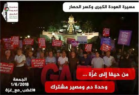 13 Prognose Das Koordinationskomitee der "Prozession der großen Rückkehr" kündigte an, dass die nächsten Demonstrationen am kommenden Freitag, 1.