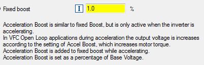 1 Inkompatibilität 1.1 Boost Beschreibung: Inkompatibles Verhalten bei U/f (Boost) Ab Firmware V04.00 gibt es eine Anpassung für den Boost.