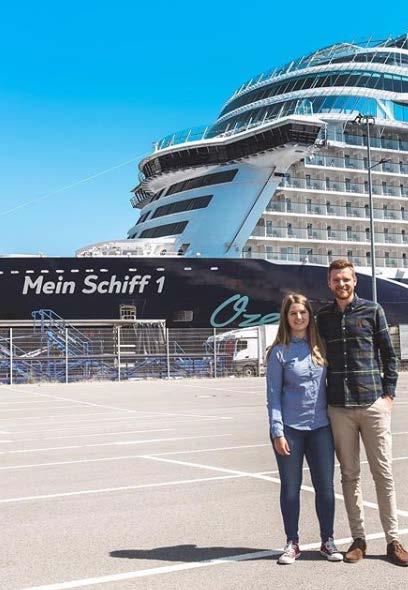 KPIs Facebook & Instagram Im Zuge der Tauffeier des Schiffs Mein Schiff 1 wurden die Influencer des Instagram-Kanals @immer.fernweh, Lisa und Johannes, vorab auf das neue Kreuzfahrtschiff eingeladen.