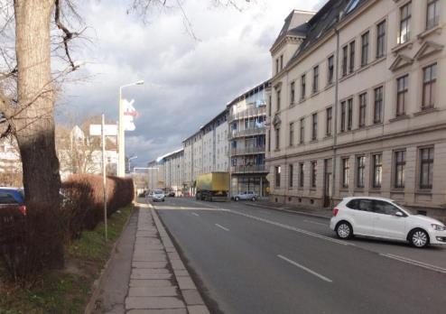 Bebauung Nutzung (nach FNP) Verkehrsbelegung Fahrbahnaufteilung Radverkehrsanlagen Geschwindigkeit Fahrbahnbelag Bemerkungen Mitte-West östlich der