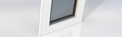 Fensters verbessert, aber es verbessert nicht nur den U-Wert sondern auch das Aussehen; es wird moderner Das Ganze ist ein Aufbau für ein Fenster.
