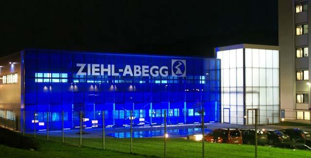 Auftraggeber Architekt Fertigstellung Ziehl-Abegg AG, Künzelsau Ziehl-Abegg AG, Künzelsau 2009 Bei der Ziehl-Abegg AG in Künzelsau wurde das neu gestaltete Gebäudeensemble der Hauptverwaltung mit