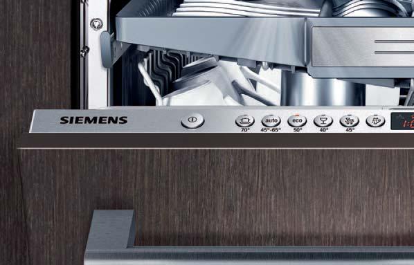 In Siemens-Spülern steckt einiges mehr als nur sauberes Geschirr. Doppelt so schnell spülen und trocknen: variospeed. Mit Drücken der variospeed-taste verkürzt sich die Spülzeit um bis zu 50 %.