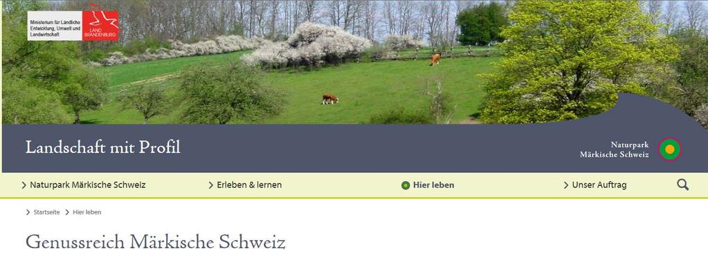 Aktuell: Projekt zur Vermarktung von regionalen Produkten alter Schafrassen in der Märkischen Schweiz Kooperation der HNE mit dem Naturpark Märkische Schweiz Unterstützung durch die IHK