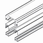 Glasstärke (mm) TI3 Artikel-Nr. 8 GAR1508 GAR15 Deckenanschlussprofil Zur Befestigung an Laufschiene RAI150.