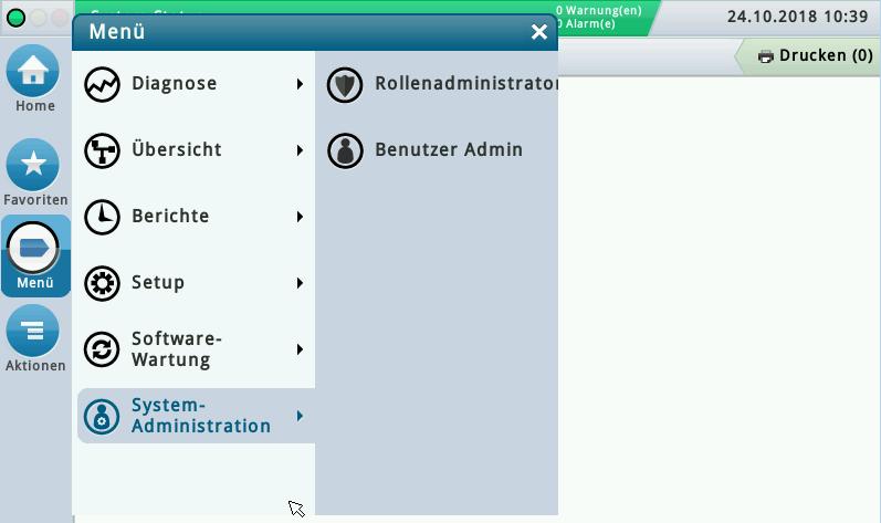 Vorgehensweise Einrichtung Benutzer Admin Schritt Beschreibung Beispiel 1 Gehen Sie um einen neuen Benutzer hinzuzufügen auf: Menü->System Administration->Benutzer Admin 2 Weiter mit: