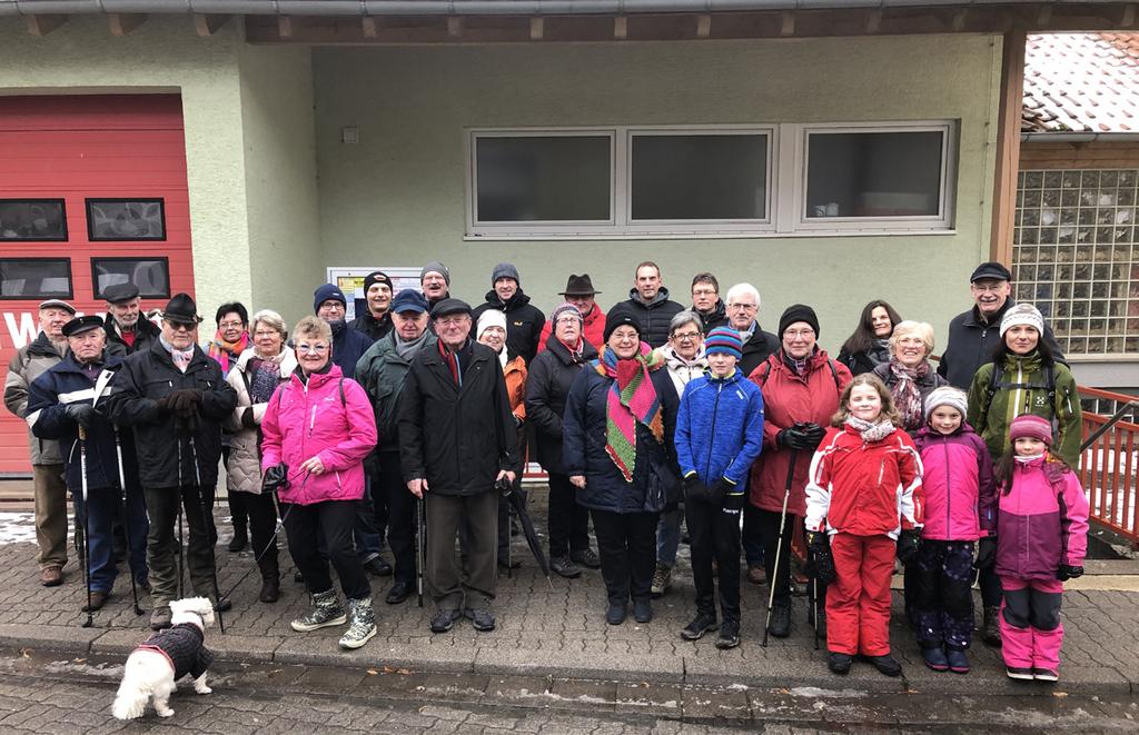 Winterwanderung am 26.01.2019 Auch in diesem Jahr veranstaltete der MGV Dansenberg im Januar wieder seine beliebte Winterwanderung.