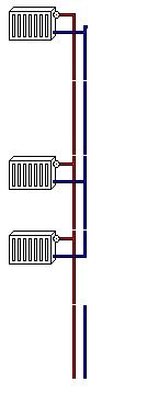 Beispiel 5,0 m 5,0 m 5,0 m Bei den HK wird wie bei sym. Zweirohr- Strängen die einfache Länge eingegeben (nicht getrennt für VL+RL).Ausnahme: erster HK.