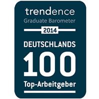 "Best in industry in Telecommunication and Networks" durch das trendence Graduate Barometer Germany