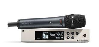 100er Serie Vocal Sets ew 100 G4-835 / 845 / 865 / 935 / 945-S Top-Livesound: leichter Aluminium-Handsender mit integriertem Mute-Schalter, perfekt ergänzt mit den bewährten Sennheiser