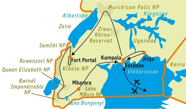 Karte zur Reise Wilderei war lange Jahre ein großes Problem hier in Uganda. Doch Projekte wie das Nashorn-Wiederansiedlungsprojekt Ziwa zeigen, dass es Hoffnung gibt.