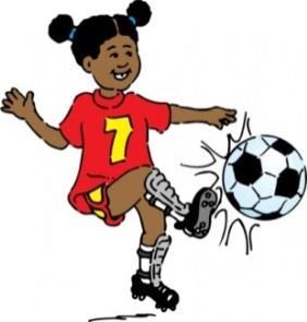 3. Fußball für Mädchen Kl. 1 4 Frau Kolberg Du bist ein Mädchen und spielst gerne Fußball, hast Spaß am Kicken und spielst gerne im Team? Dann bist du hier genau richtig.