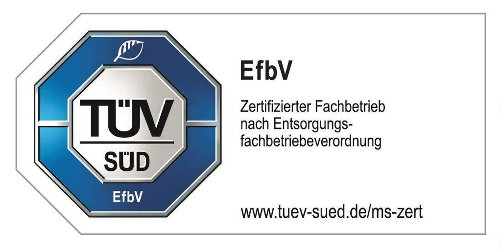 Zertifikat 1. Name und Anschrift der Zertifizierungsorganisation 1.1 Name: TÜV SÜD Umweltgutachter GmbH 1.2 Straße: Ridlerstraße 65 1.3 Staat: DE Bundesland: BY Postleitzahl: 80339 Ort: München 3.