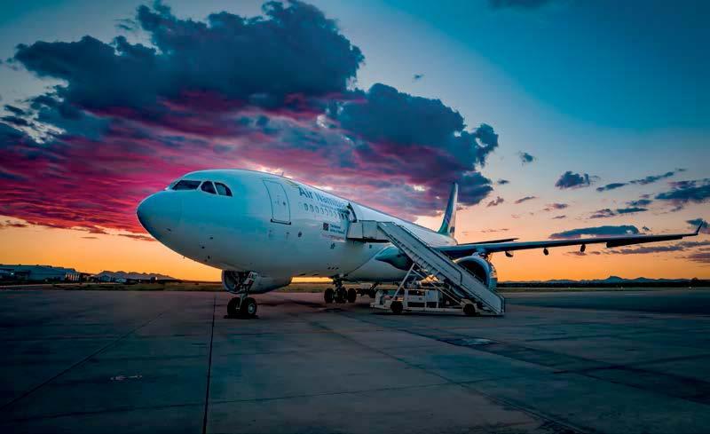 Alexander Heinrichs Die Air Namibia-Flotte ist eine der jüngsten in Afrika. Auf der Langstrecke von und nach Frankfurt kommen hochmoderne Airbusse vom Typ A330-200 zum Einsatz.