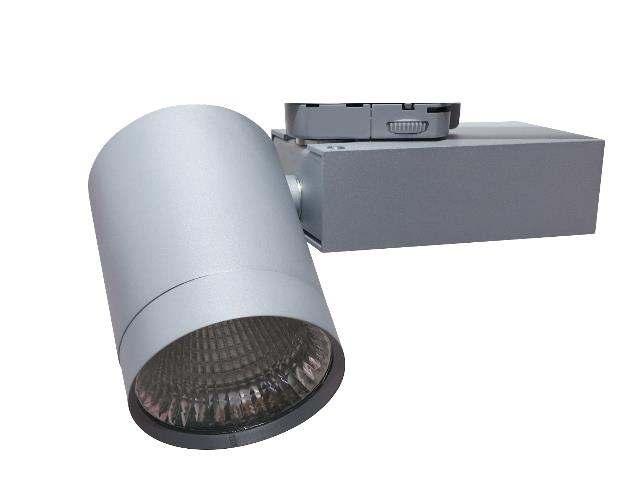 ABAX-T LED-Strahler auf 3-Phasen-Universaladapter Material: Aluminiumdruckguss Farbe: weiß, schwarz oder silber 2.700K, 3.000K, 4.