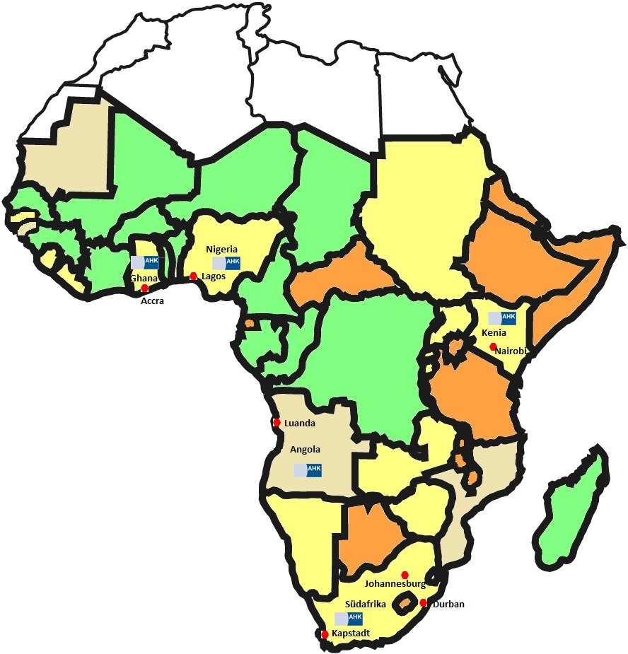 Subsahara-Afrika im Überblick Diversität: Allgemein: 47 ( 49) Länder 850 Mio.